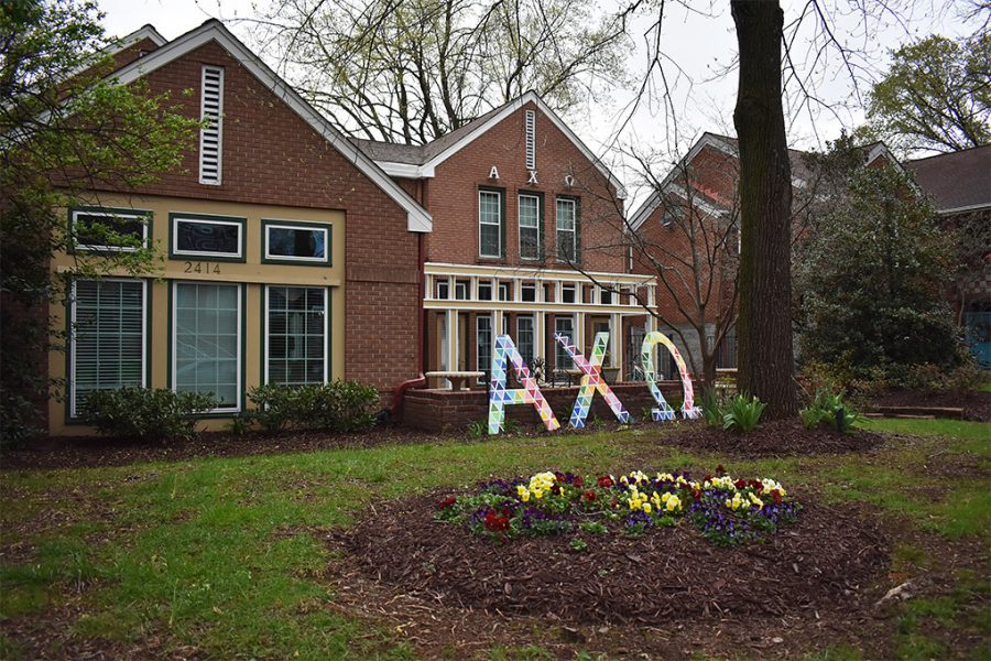 The Vanderbilt Alpha Chi Omega House, one of the houses the group selected to post their theses.