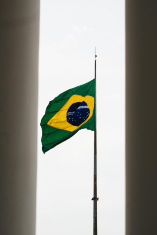 Brazilian flag captured by Mateus Campos