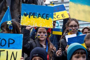 A rally for Ukraine at the Piccadilly Gardens in Manchester in March of 2022

Photo by Ian Bentley on Unsplash