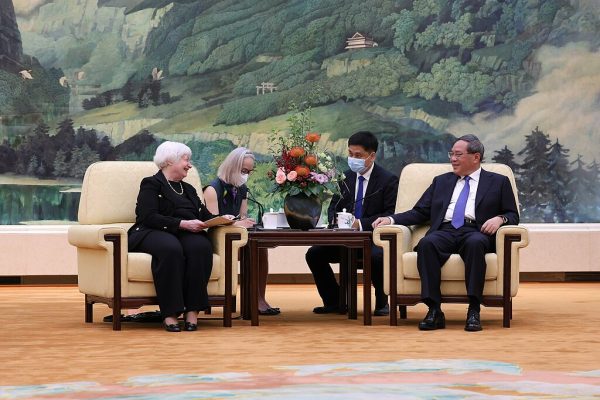 Secretary Janet Yellen meets with PRC Premier Li Qiang in Beijing