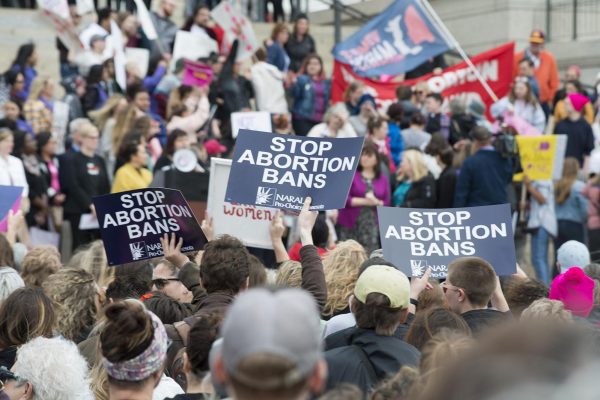 An abortion rights protest in February, 2019.