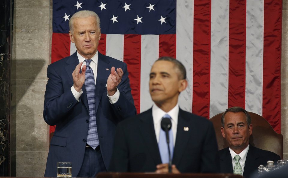 US President Barack Obama delivers his State of the Union address.