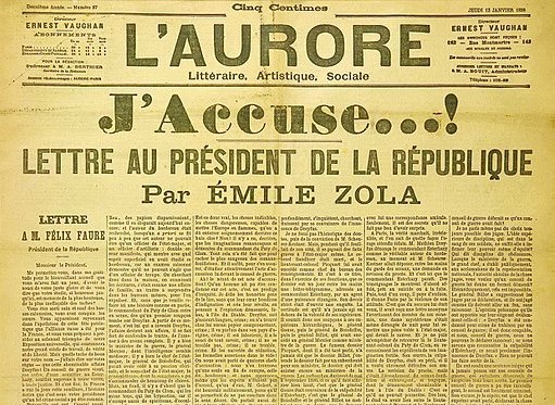 “J’Accuse..!” - The Endless Recurrence of History