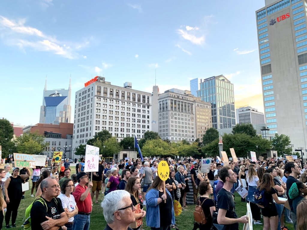 “We Need to Act Now!”: Climate Activists Strike for Change in Downtown Nashville