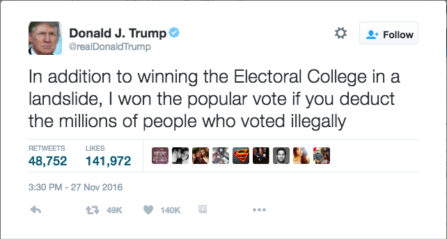 Trump Supporters Call to Abolish the Popular Vote