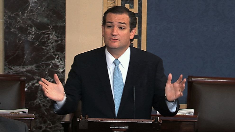 Behind Sen. Ted Cruzs Marathon Speech