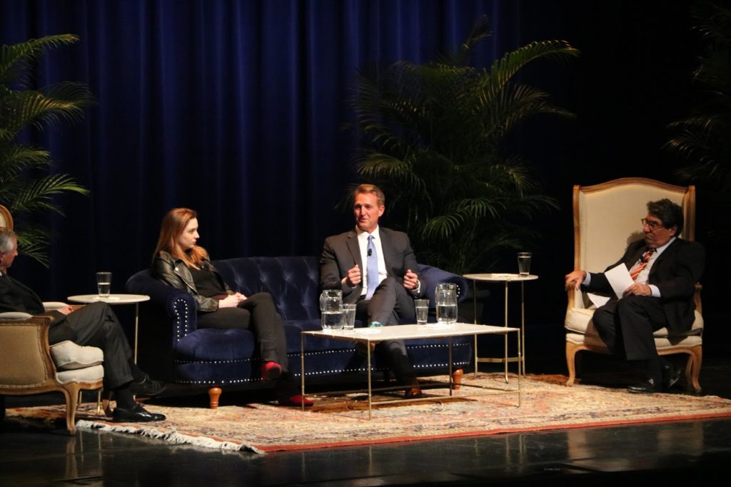 Former Senator Jeff Flake Calls for Stronger Leadership at Chancellor’s Lecture Series